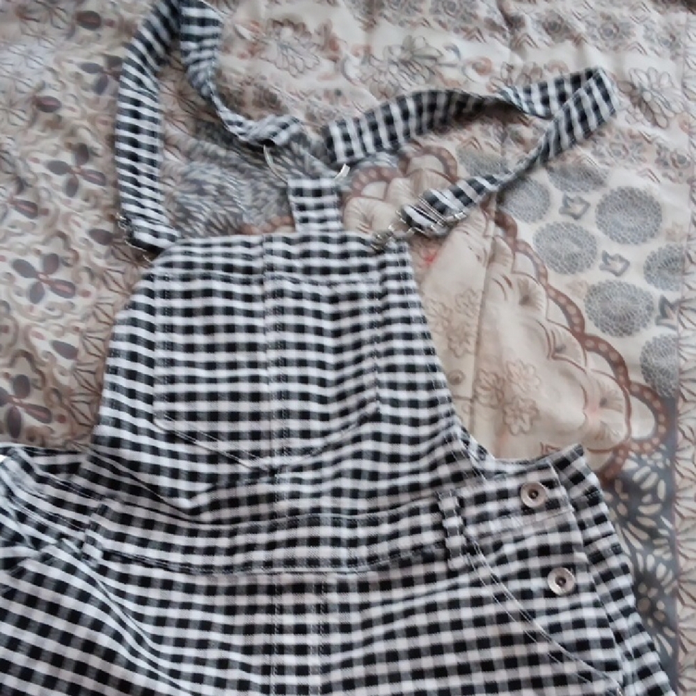 Empyre Black and White Checkered Jumpsuit